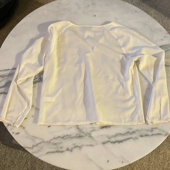 1.STATE Sequin-Grid Blouse, Size Medium - Picture 7 of 8